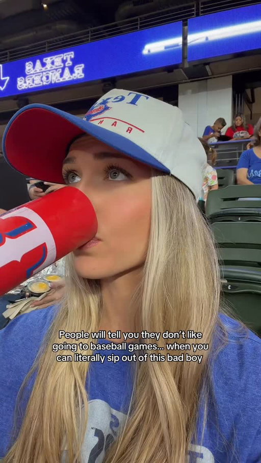 Whoever came up with idea of putting beer in a bat… phenomenal work. 

#sports #baseball
