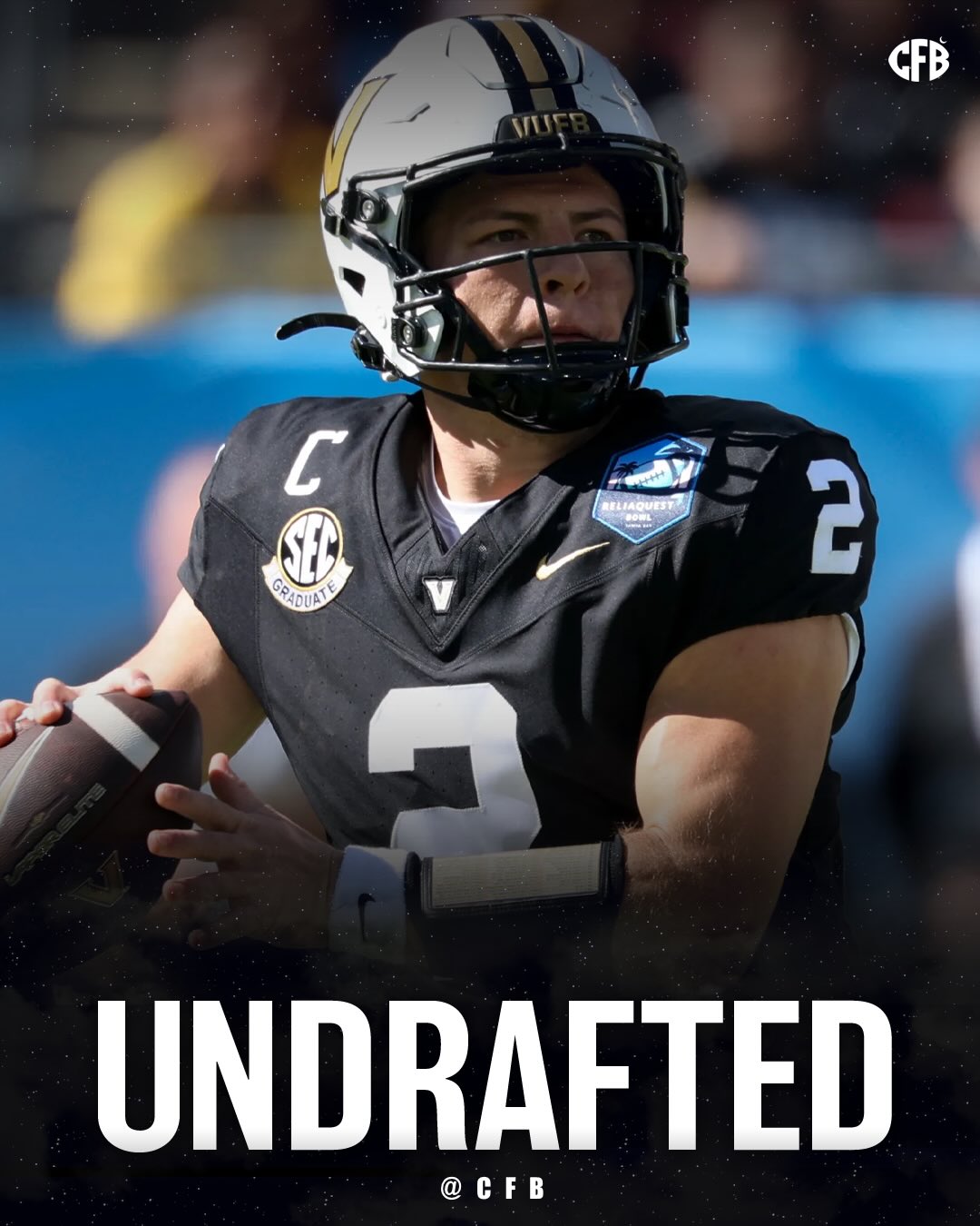Diego Pavia becomes the first Heisman finalist since 2014 to go undrafted. 😳

Thoughts? 👀