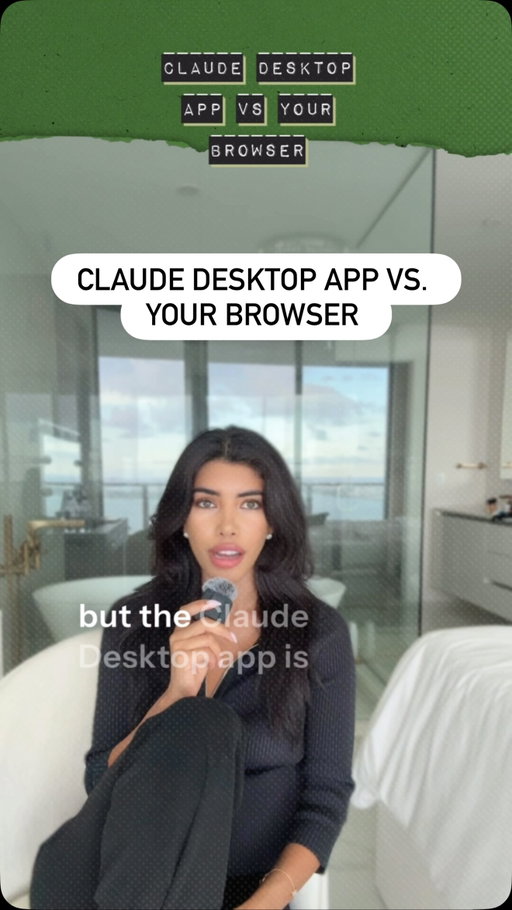 Comment CLAUDE and I’ll send you a link to my SKOOL community where I break down all things AI. 

Still using Claude in your browser? You’re leaving a lot on the table. The desktop app unlocks the features that actually make it powerful for real work—like Cowork, scheduled tasks, and a single hub for your Skills, Connectors, and Plugins. If you’re serious about productivity, automation, and working directly with your files, this is the setup that changes everything.

#ClaudeAI #ClaudeDesktopApp #AIProductivity #AIforWork #WorkAutomation