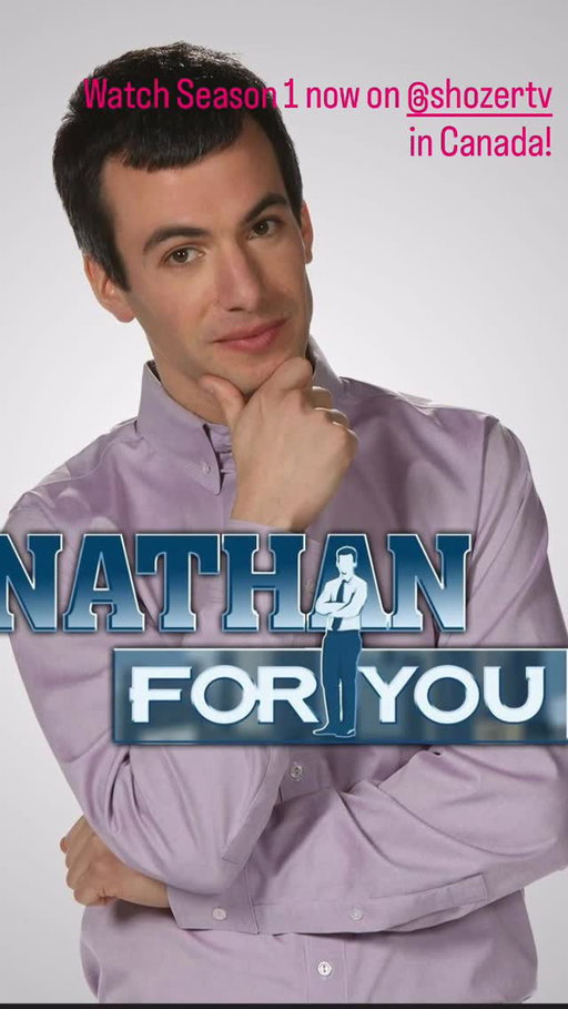 Watch Comedy Central’s hit comedy series, Nathan For You for free on YouTube @shozertv (Canada only). 

Shoot us a Follow for more killer comedy.