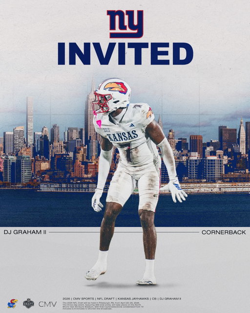 The moment turns into movement ➡️ @nygiants rookie minicamp invite secured @djgraham_ 🔒