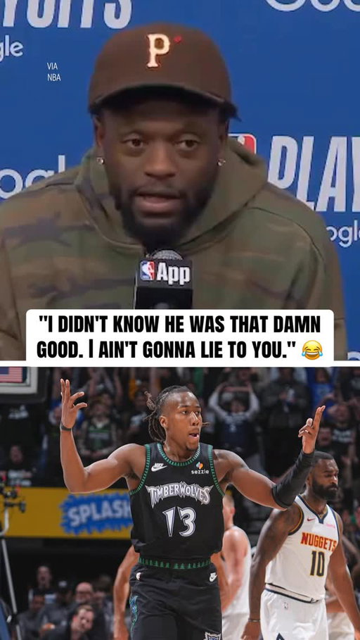 Julius Randle was stunned by Ayo Dosunmu’s career high 43 points vs. Denver 😮‍💨

(via @nba)