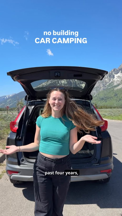 easy (& comfy) car camping setup! 🚙⛺️

summer is for camping & sometimes the best place is the car, here’s my ur guide to an easy (no build) car camping setup 👇

what we use:
- @seatosummit sleeping pads
- full size pillows
- top sheet
- @gorumpl blanket 
- power bank
- windshield reflector 
- car window shades