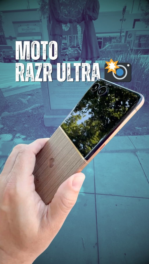 What do you think of the recent camera stroll photos from this Moto RAZR Ultra? Is this the kind of camera you want from an Ultra Flip phone? #fyp #motorazrultra #razrultra #moto #hellomoto