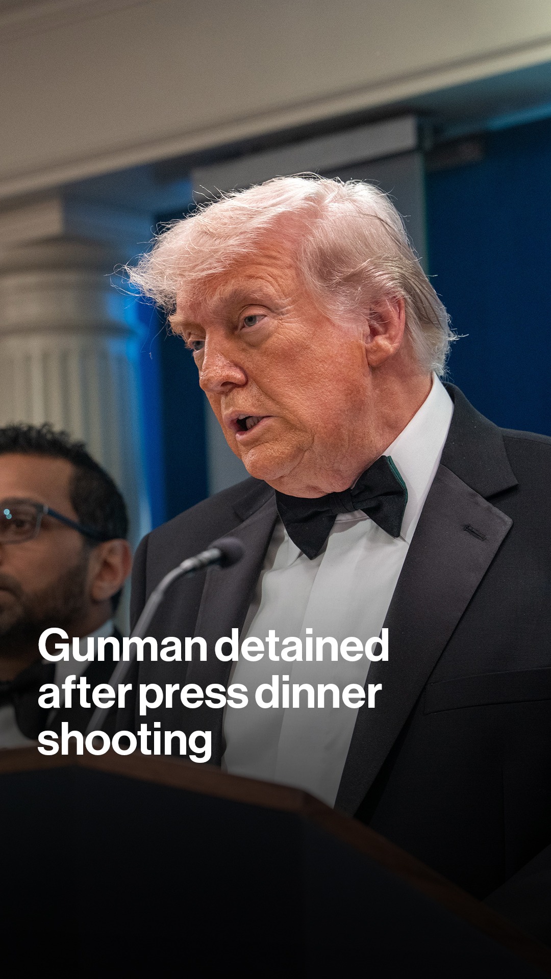 President Donald Trump and Vice President JD Vance were evacuated from the White House Correspondents’ Association dinner in Washington on Saturday after shots were fired at the hotel hosting the event. A suspect is now in custody and being questioned, Trump said.

@amhordern reports. Tap the link in the bio for more.
