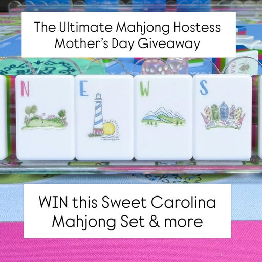 ‼️HUGE NEWS‼️

YOU have a chance to WIN a SWEET CAROLINA MAHJONG SET as part of our “ULTIMATE MAHJ HOSTESS” MOTHER’S DAY GIVEAWAY!! 🀄️🀄️ CLOSED @rileyybarbee plz DM me! 🥳

I don’t remember the last time I’ve been SO EXCITED for a post!! This is the most exquisite tile set I’ve ever seen and even more stunning in person!!!!🫶🫶

What’s included!!⬇️

🀄️:1 sweet Carolina tile set
🀄️:1 sweet Carolina mat 
🀄️:1 dozen Mahj @cookiesontheside cookies 
🀄️:4 embroidered cocktail napkins
🀄️:4 @hello_tuni linen napkins
🀄️:1 @hello_tuni table runner 

Y’all know the drill:⬇️

🀄️: FOLLOW @birdbamtiles & @cltfoodgirl 
🀄️: TAG your Mahj loving friends, wives, husbands, partners, sisters, brothers, daughters, sons, moms, dads, etc… MAHJ IS FOR EVERYONE!!! 🤸🤸

SHARE in your story for extra entries and FOLLOW @cltfoodgirl for more FOOD & FUN in Charlotte and beyond! 🫶

As always, you can use code: BIRDBAMAMY for 10% off any purchase at https://birdbamtiles.com
/birdbamamy 🀄️🀄️