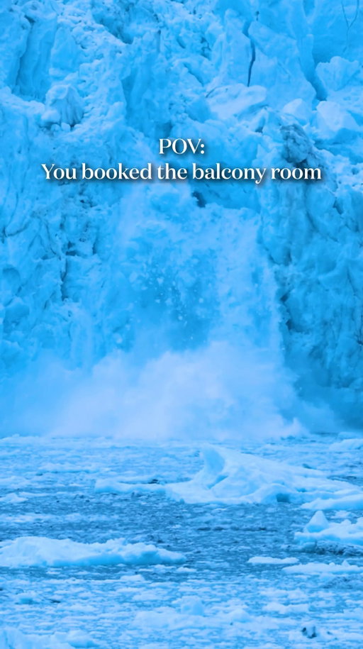 Your front-row seats to Alaska. 🏔️

Booking the balcony is always the right call.