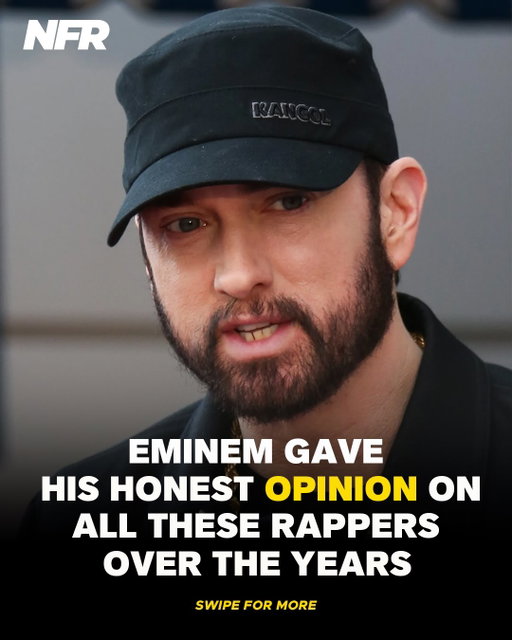 Eminem Gave His Honest Opinion on All These Rappers Over the Years 👀

Swipe to check out Eminem’s takes on Drake, Kendrick Lamar, J. Cole, Tyler, The Creator, 50 Cent & more