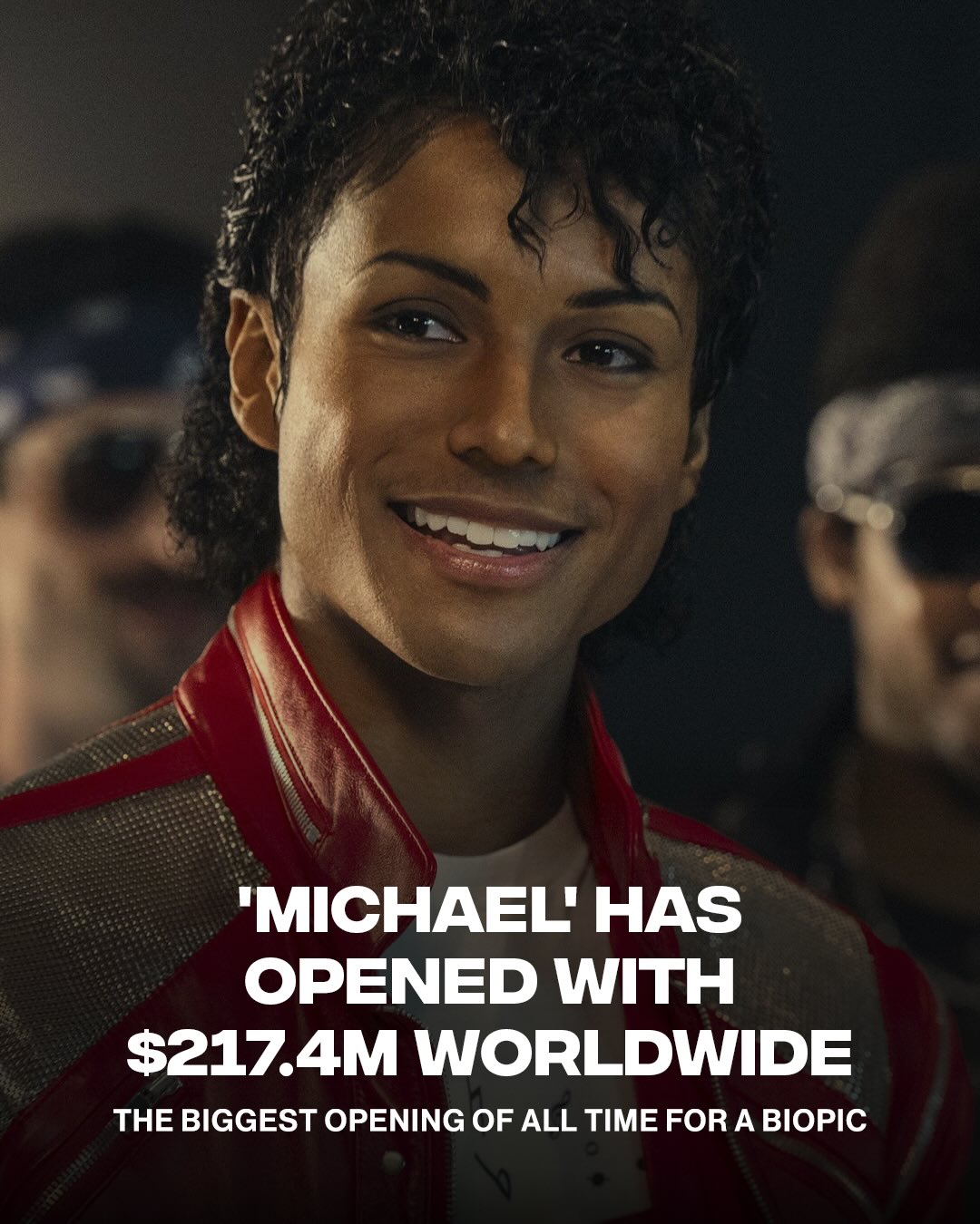 The King of Pop for a reason 🔥

The Michael Jackson biopic had a massive debut, earning about $97 million in the U.S. and over $217 million globally, making it the biggest opening ever for a musical biopic and one of the top openings of the year. The film also drew millions of viewers in North America alone, with strong ticket sales and high audience turnout across theaters.

Rate ‘Michael’ 1-10 👀

[📸: liongate, GETTY ]