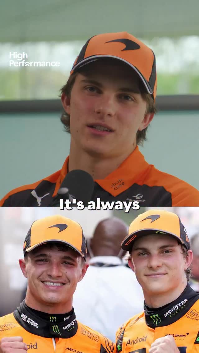 Oscar Piastri says it is “hard to be friends” with his McLaren teammate Lando Norris due to them constantly battling it out on the track every weekend 👀💥

Our full interview with @oscarpiastri is available to watch now on YouTube! 📺

Comment “Piastri” and we’ll DM you a link! 🔗