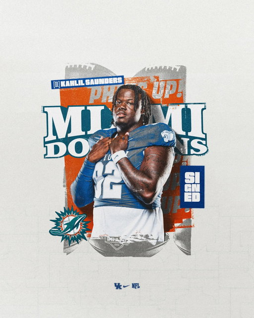 859➡️305

@theofficial_kahlil has signed a free agent contract with the @miamidolphins.