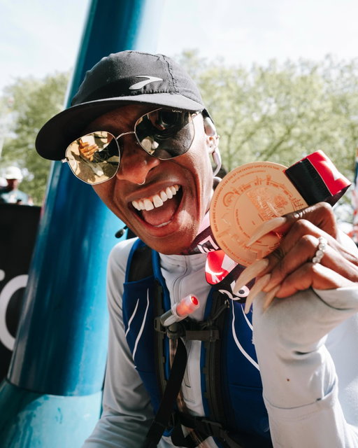A good run is simply the run that happened. Today, it happened to be a new personal best. Congratulations on 3:21:40 in London @cynthiaerivo.