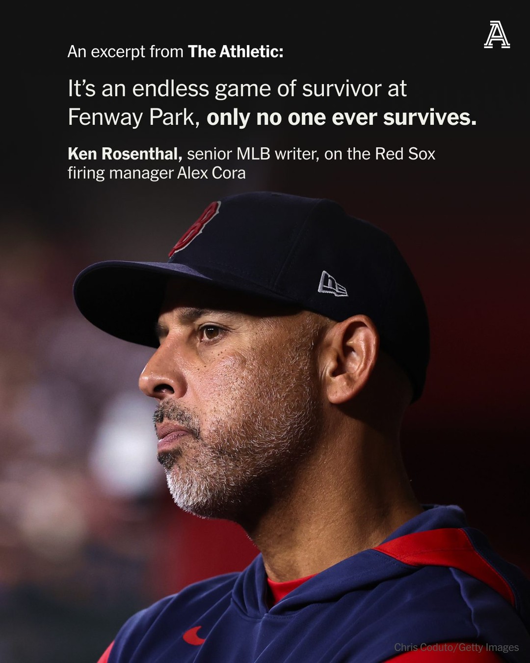 After only 27 games this season, Alex Cora is the latest big name to leave the Boston Red Sox unceremoniously.

Do you agree with the decision?