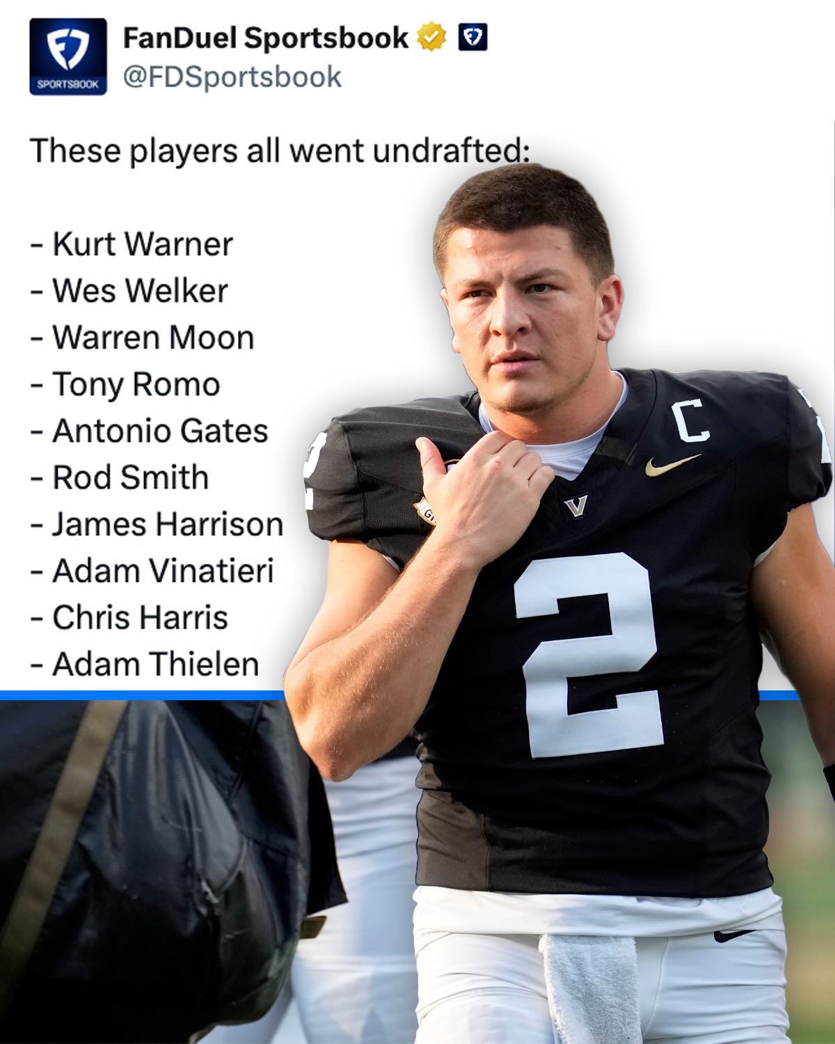 Diego Pavia’s story is not over yet 🙌

#NFL | #Football