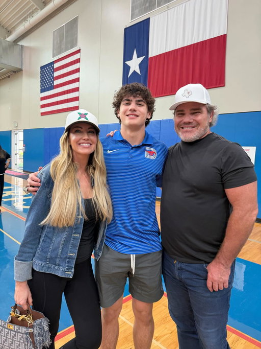 Started the morning at @ymsl_prestonhollow celebrating Chance finishing his community service hours, ended the day watching him get his football championship ring. 
Hard work on the field, heart for serving off of it. This is what we pray for as parents — a kid who gets that winning and giving back both matter.
So proud of you, Chance. Love you, bud. ❤️
