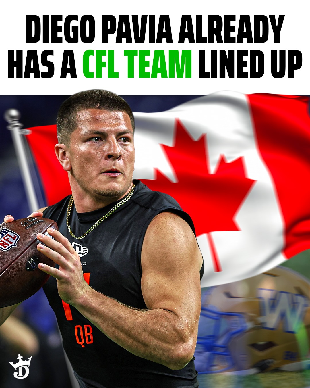 Diego Pavia has been on the CFL radar since 2024 👀