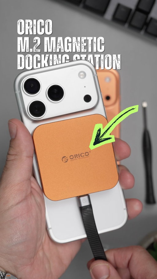 This might be one of the best accessories for an iPhone if you’re a creator, or even regular users. What if you could have a multiple-use dock that just happens to magnetically connect to your iPhone and work with it? It’s crazy cool.. #orico #bestiphone #iphoneaccessories #iphonedock #accesories
