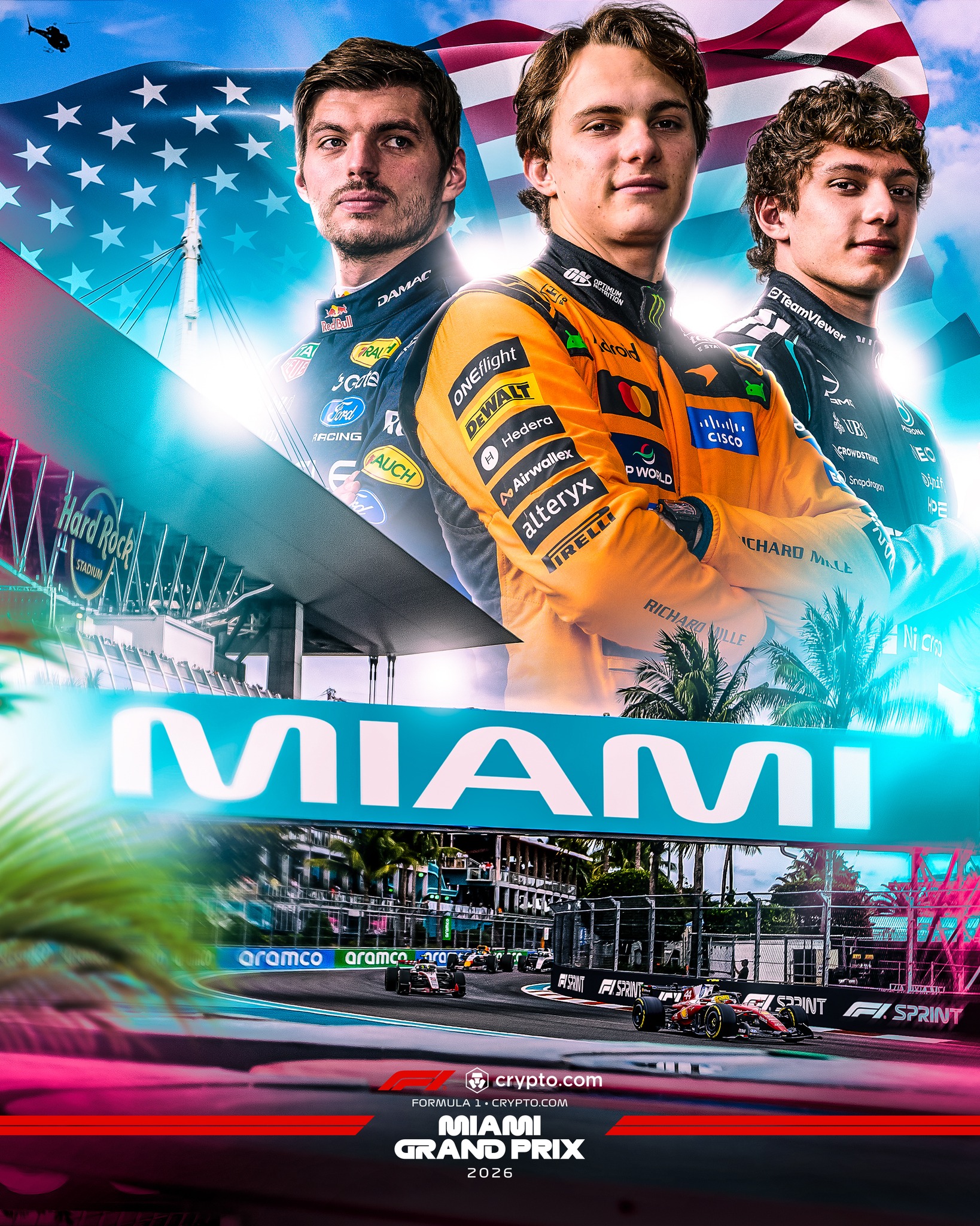 IT'S. RACE. WEEK. 🗣️

We're back in the 305 for the Miami Grand Prix 🇺🇸🌴

#F1 #Formula1 #MiamiGP