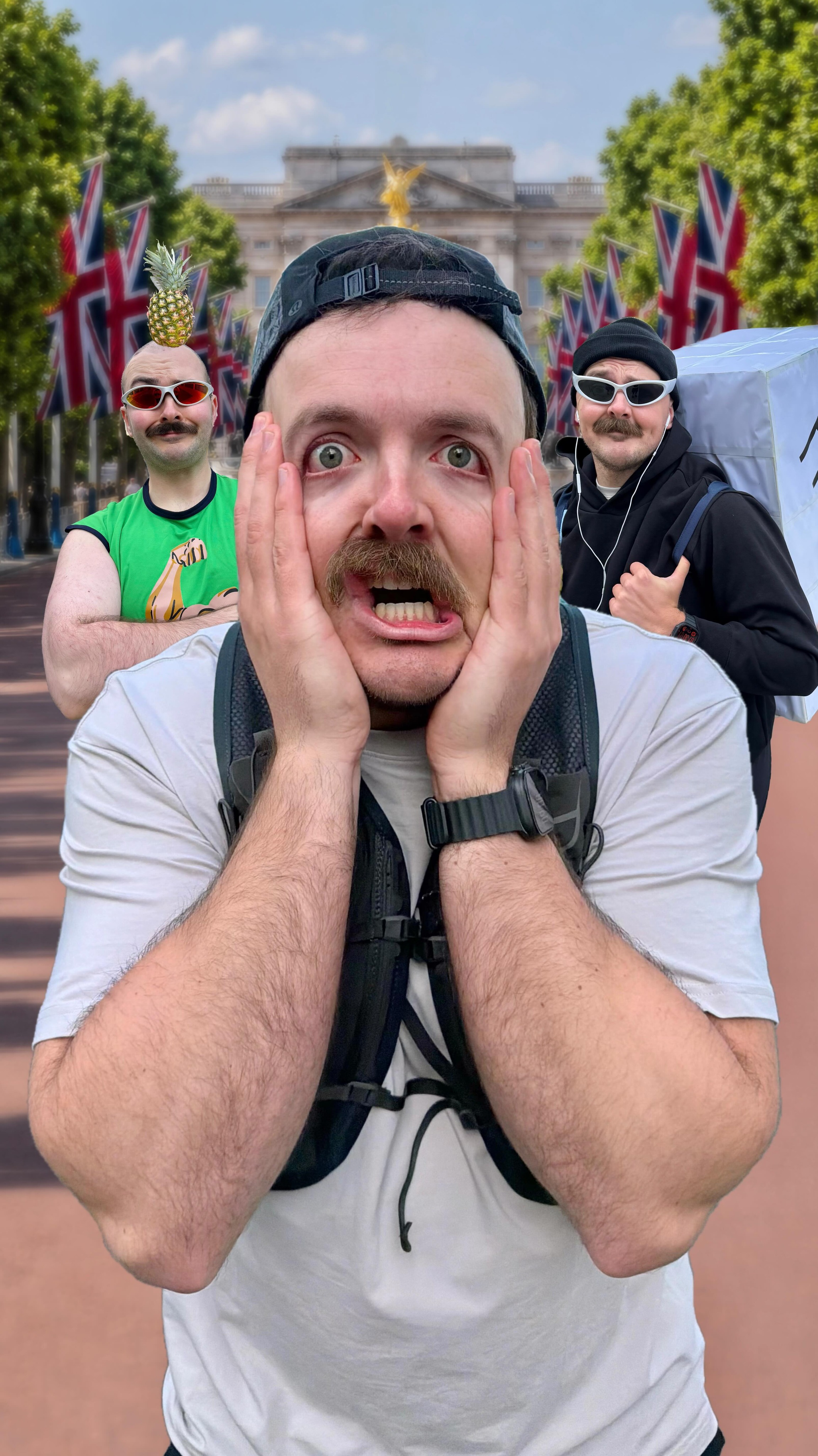 Me: fighting for my life during a marathon… 🏃🏻‍♂️🥲👍 #HUMBLED

*Gets overtaken by a man with a fridge.
**and immediately after, a bloke balancing a pineapple on his head.

Cast in order of appearance…
Handsome 4:30 Marathoner: @samcforth
Handsome Fridge Man: @samcforth
Man with Pineapple: @harricornforth

Based on a true story from my 2024 London Marathon. 🤯
#Marathon #London #Running #Comedy
