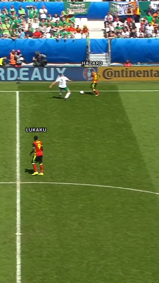 Eden Hazard’s amazing assist ⚡️