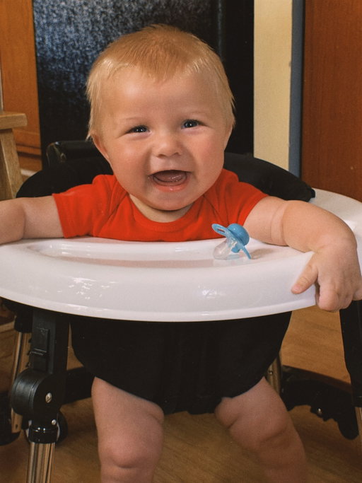 Four months old! He is the happiest little dumpling! 😭❤️😭❤️😭