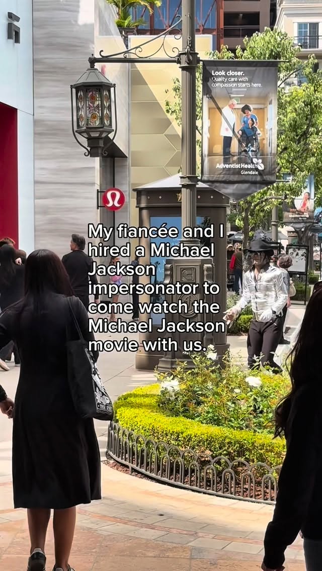 You have free will. 

My fiancée and decided it would be funny to hire a Michael Jackson impersonator to go watch the Michael Jackson movie with us. 

We rented a movie theater. It cost low hundreds (surprisingly cheap). 

I invited random family and friends. 

Folks showed up. The impersonator performed randomly during the movie. 

It was a blast.