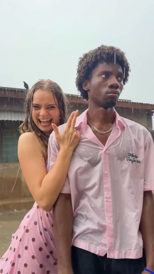 A little rain wont stop us from dancing 💃 #africa #rain #tanzania