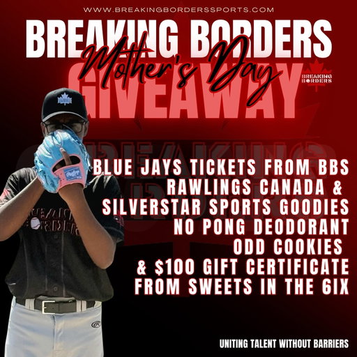 🚨 MOTHER’S DAY GIVEAWAY IS LIVE 🚨

We’re giving away an INSANE prize pack 👇🏽
⚾️ Toronto Blue Jays tickets (Section 134 – Seats 17 & 18)
🎽 Kirk Night Replica Jersey Game
🎁 Rawlings goodies
🎁 Silver Star Sports gear
🧴 No Pong deodorant
🍪 Sweets in the Six treats

This one is BIG.

HOW TO ENTER:

1. Follow @breaking_borders_sports 
2. Follow @rawlingscanada_official 
3. Follow @silverstarsports 
4. Subscribe to our YouTube (link in bio)
5. Comment your YouTube username + tag 2 friends
6. Hit the repost/share button

📅 Contest runs NOW – May 9
🏆 Winner announced May 10 (Mother’s Day)

⚠️ Important: This giveaway is not sponsored by the Toronto Blue Jays. Tickets are provided by Breaking Borders.

Good luck everyone — let’s go 💥

#BreakingBordersSports #MothersDayGiveaway #BlueJays #TorontoGiveaway #ContestAlert