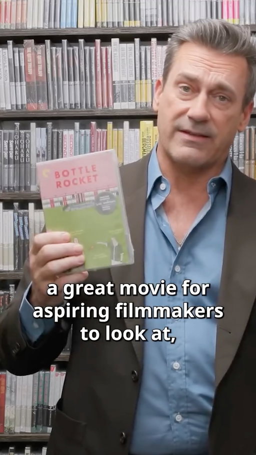 Jon Hamm on Wes Anderson's Bottle Rocket:

"This is a great movie for aspiring filmmakers to look at, because it proves you just need a fun story and talented people to make a great movie." (via @criterioncollection)

#JonHamm #WesAnderson #BottleRocket #OwenWilson #LukeWilson