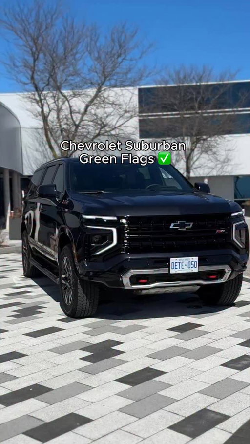 Green flags only over here. ✅ The Chevrolet Suburban was designed with your real life in mind, because at GM Canada, we want to make it easier, safer and a whole lot better. #Canada #Chevrolet #GeneralMotors