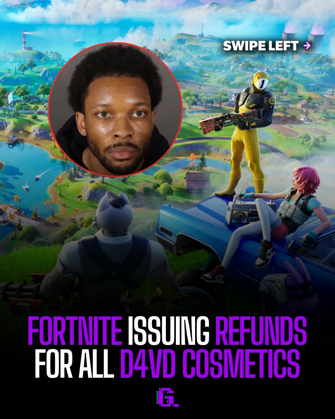 Epic Games will start issuing refunds to all players who bought any D4vd cosmetics. This comes after D4vd the artist was charged with the murder of 14-year-old Celeste Rivas Hernandez