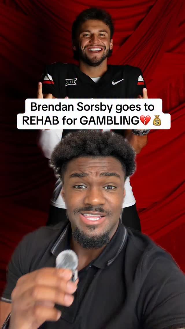 Brendan Sorsby is going to rehab for gambling💔

 #football #collegefootball #redraiders #texastech #brendansorsby