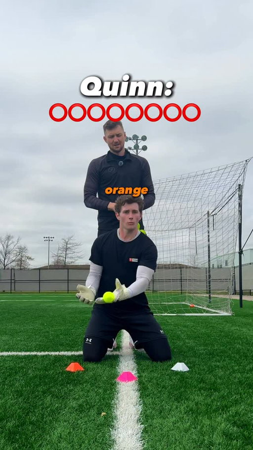 HAND EYE COORDINATION CHALLENGE 🐆💪 against @drethegk 

🍊: left
⚪️: right
🦩: catch

#goalkeeper #challenge #soccer #football #viral