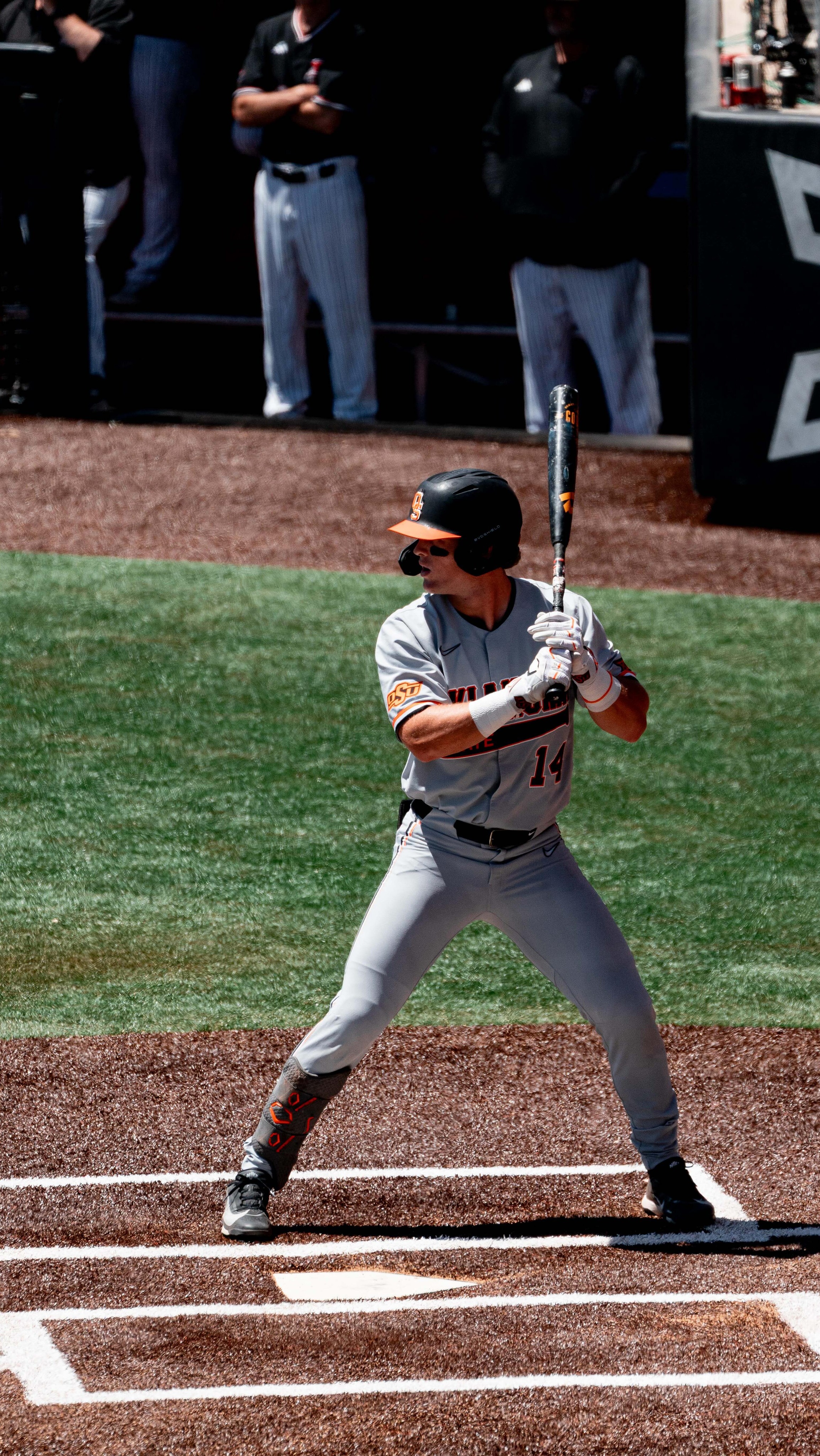King George wasn’t the only one who put on a show in Lubbock last weekend

In our sweep at Texas Tech, 𝗔𝗹𝗲𝘅 𝗖𝗼𝗻𝗼𝘃𝗲𝗿
• Was 10-for-15 (.667) with 3 doubles, 2 homers, 3 RBIs & 4 stolen bases
• Had a pair of 3-hit games and tied career high with 4 hits in the series finale

#GoPokes