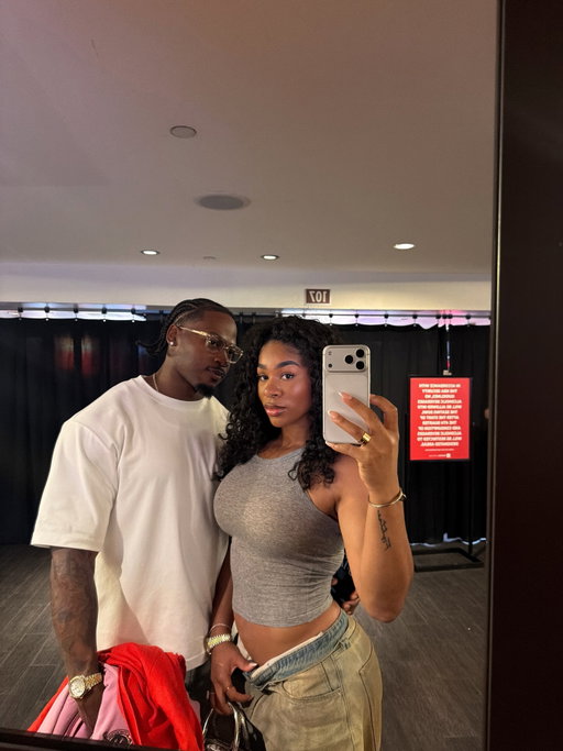 Took him to see LeBron.. yeah, I’m her.
