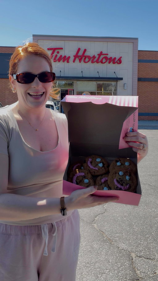 Smile Cookies just hit different 🍪💛
They’re $2 each and 100% of the profits go to local charities — love something that gives back.
Thanks @timhortons for the gift card

 #smilecookieweek #timhortonscanada #supportagoodcause