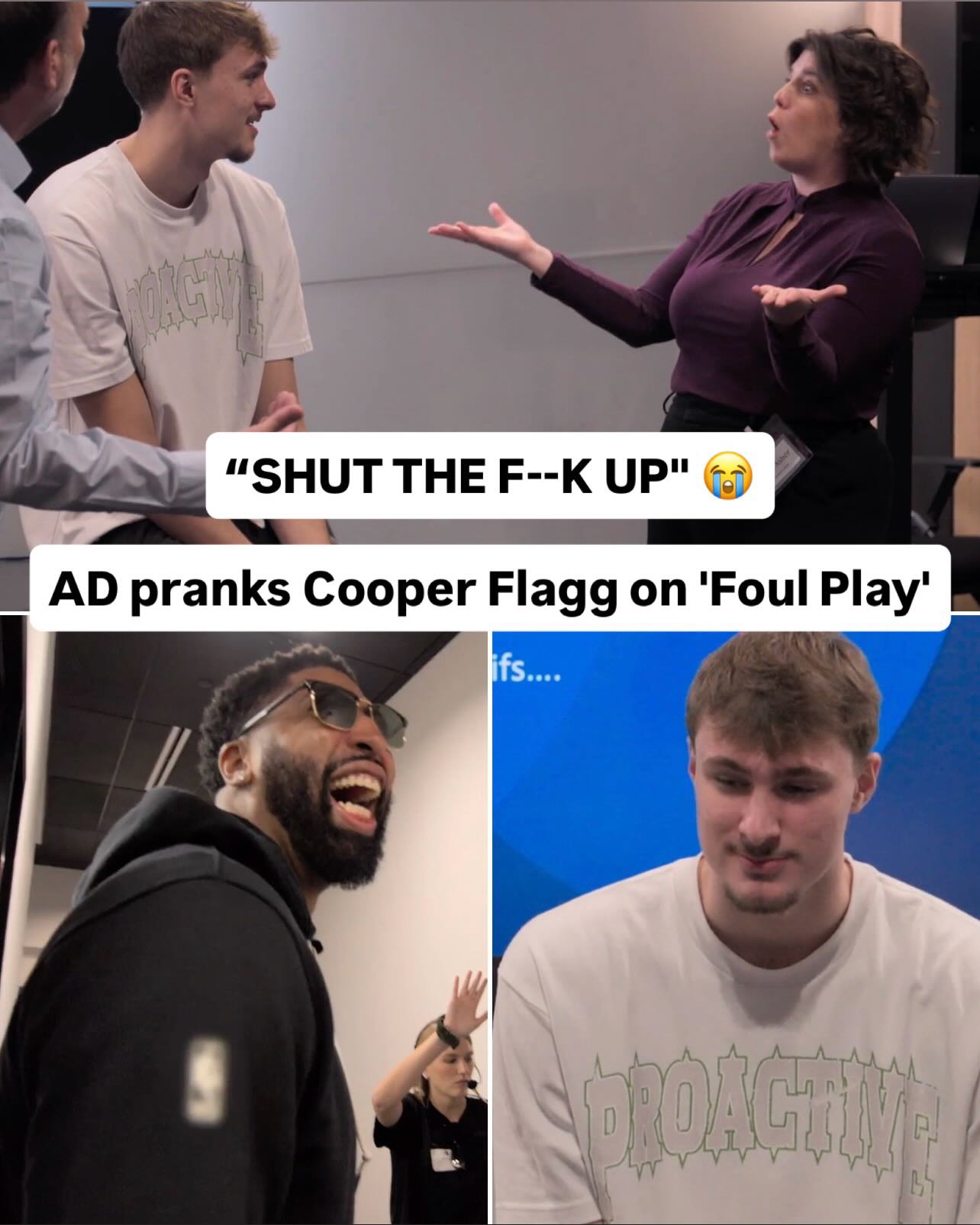 Cooper had no idea what to do with this couple’s argument 💀 

Foul Play with Anthony Davis Mondays at 9pmET on TBS