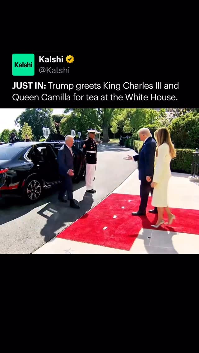 Trump welcomed King Charles III and Queen Camilla to the White House for a formal tea, highlighting a rare and symbolic meeting between U.S. leadership and the British monarchy. 

The visit underscores ongoing diplomatic ties between the U.S. and U.K., drawing global attention for its political and cultural significance.