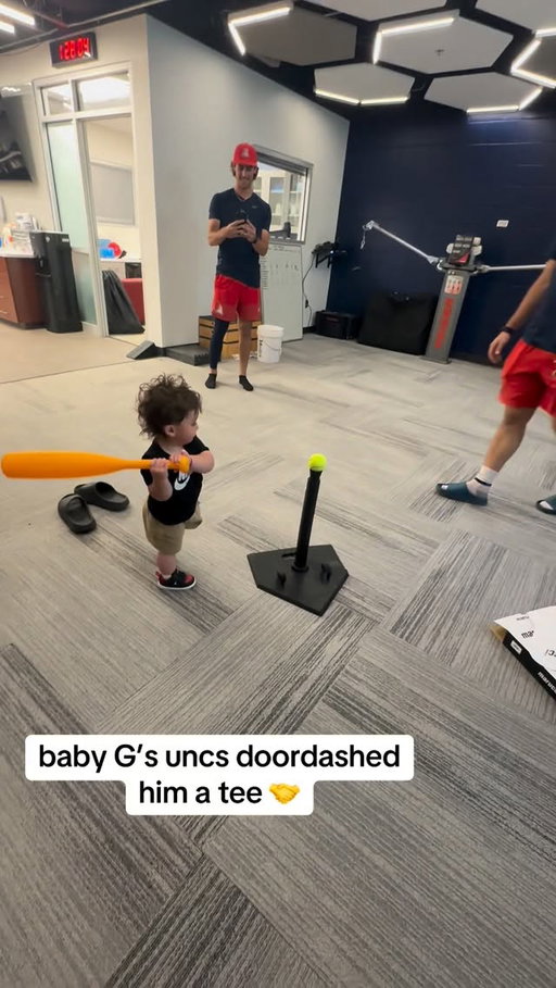 bro nailed @masonn.russell with the bat flip 😭 #babyG #arizonabaseball