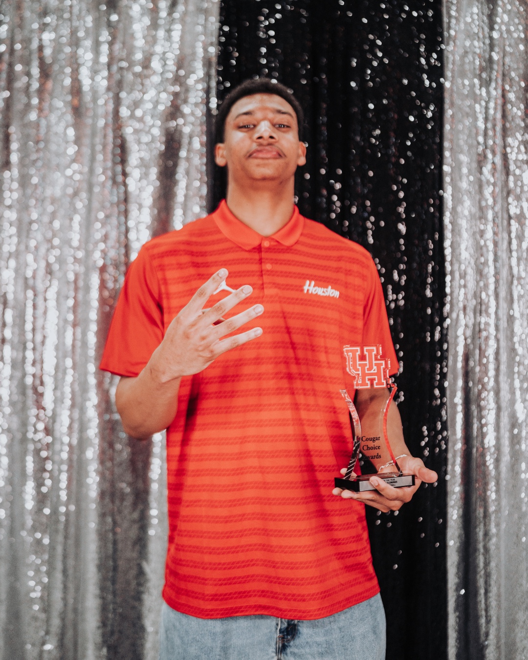 And the Cougar Choice Award goes to… 

✨: Kingston Flemings | @uhcougarmbk
🏆: Play of the Year | 3-pointer v. Texas Tech

P.S. we know this is not Kingston