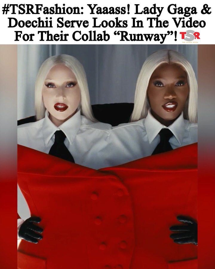 #PressPlay: #TSRFashion: This one is for the fashion girlies! #LadyGaga and #Doechii did not come to play in the “Runway” visual; they came to serve LOOKS and cleared every scene 👀 With the track tied to “The Devil Wears Prada 2,” you already know the bar was high, and they delivered. Roomies, which look ate the most? Sound off below