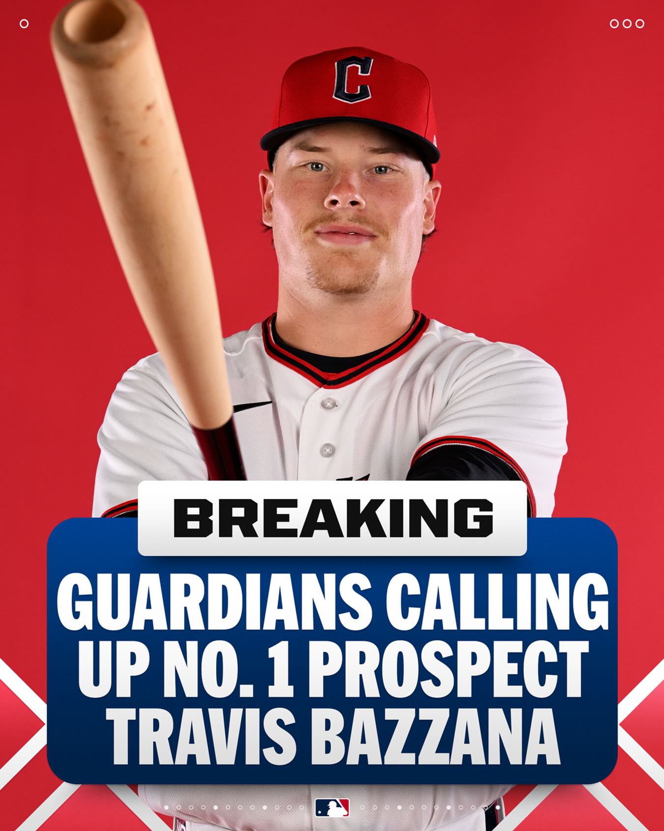 Travis Bazzana, the No. 1 overall pick in the 2024 MLB Draft, will reportedly be called up to the @CleGuardians Tuesday, per multiple reports including MLB.com’s Tim Stebbins.