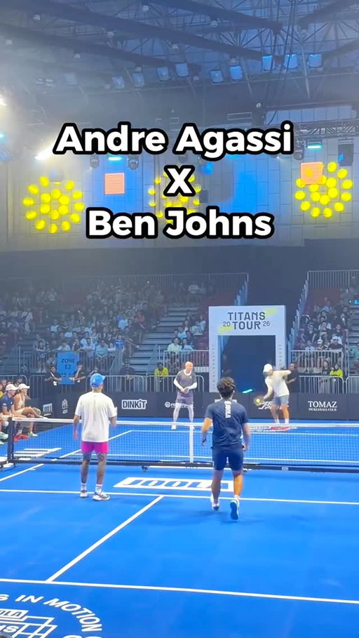 Andre Agassi & Ben Johns on the same side of the court is dreamlike. 🤤

Use code ‘KITCHEN’ anywhere you buy paddles & gear for the lowest price! 💸