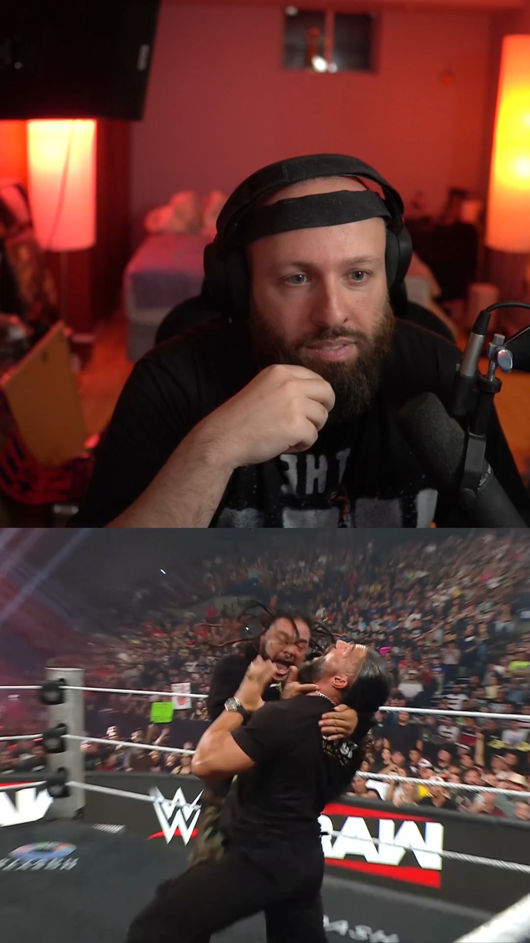 Jacob Fatu forces Roman Reigns to accept the challenge #wwe