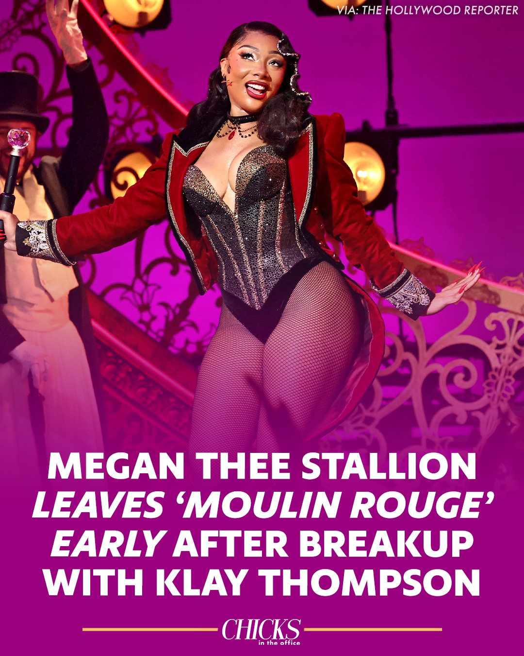 Megan Thee Stallion cut her Broadway run on 'Moulin Rouge' short after breakup with NBA's Klay Thompson ❤️‍🩹