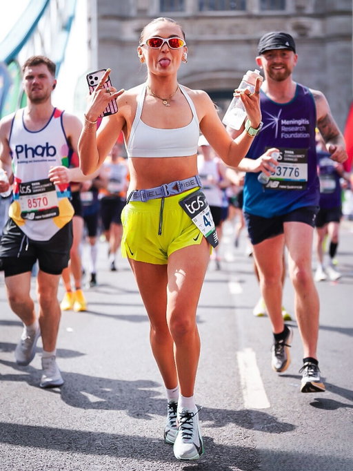 Incase you missed it I ran London marathon 🤪🤪😭😭🌟🌟 BEST DAY of the calendar year without a shadow of doubt - swear I’ve just been sat smiling at my phone ever since 💚🥹!! Humans are incredible- both the people running it & the family & friends who come to support 💫  Grateful to be able to move my body, grateful to be able to prove that I am better than I think but most of all grateful for the opportunity to run it again 👑✨!!! Genuinely who knew you could PB & have the BEST time ever 🤪🤪 Yes it took me 2 years to shave of 2 minutes because that is the reality of running - it’s blooming hard work but forever worth it in my eyes xox