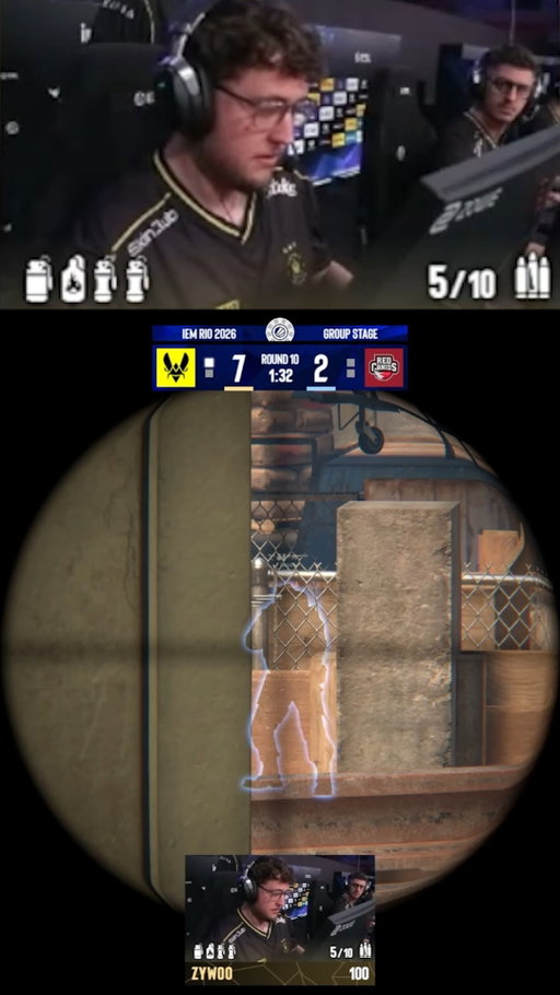 I see you #cs2 #counterstrike #zywoo #esports