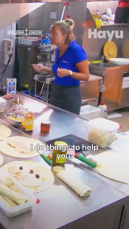 The cookie crumbles between Chef Ben and Daisy. #BelowDeckDownUnder