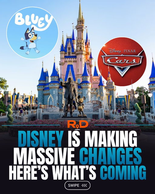 Disney is quietly reshaping their parks… and these are the changes you’re about to see 👀 

 The world of Bluey is coming to Disney’s Animal Kingdom in May 2026, bringing interactive experiences designed for younger guests and families. Expect playful, immersive moments built around the show’s characters as they take over Conservation Station.

That shift is just the beginning. A brand-new Indiana Jones experience is set to replace DinoLand U.S.A., introducing a completely reimagined land with a fresh storyline, upgraded ride tech, and a more immersive adventure atmosphere by 2027.

At the same time, the magic of Encanto is expanding into Animal Kingdom with a new attraction inspired by the Madrigal family. Lush environments and vibrant storytelling will bring the film’s world to life when it opens in 2027.

Looking beyond Animal Kingdom at Disney World’s Magic Kingdom, a new off-road style experience inspired by Cars is in development, promising high-speed terrain racing and fully immersive environments. Details are still limited, but this has the potential to become one of Disney’s most ambitious ride systems yet.

And it doesn’t stop there. At Disney’s Hollywood Studios, The world of Monsters, Inc. is also expanding, with new attractions rumored to feature cutting-edge ride technology and fan-favorite characters, with more details expected soon.
Disney isn’t just updating rides… they’re rebuilding entire experiences.

Which one are you most excited for?

Read more about these changes in our blog (link in bio).

 📸 Images via Disney