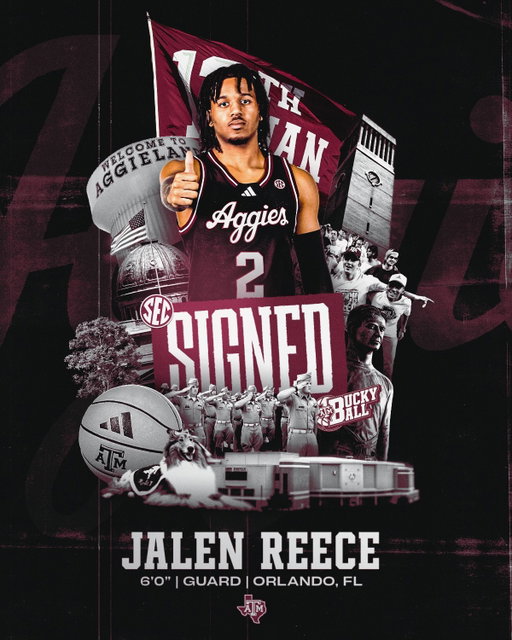 Welcome to Aggieland, Jalen Reece 🏡

→ Ranked third in the SEC with a 2.83 ATO
→ Top 15 in the league averaging 3.6 assists per game

#GigEm | #BuckyBall